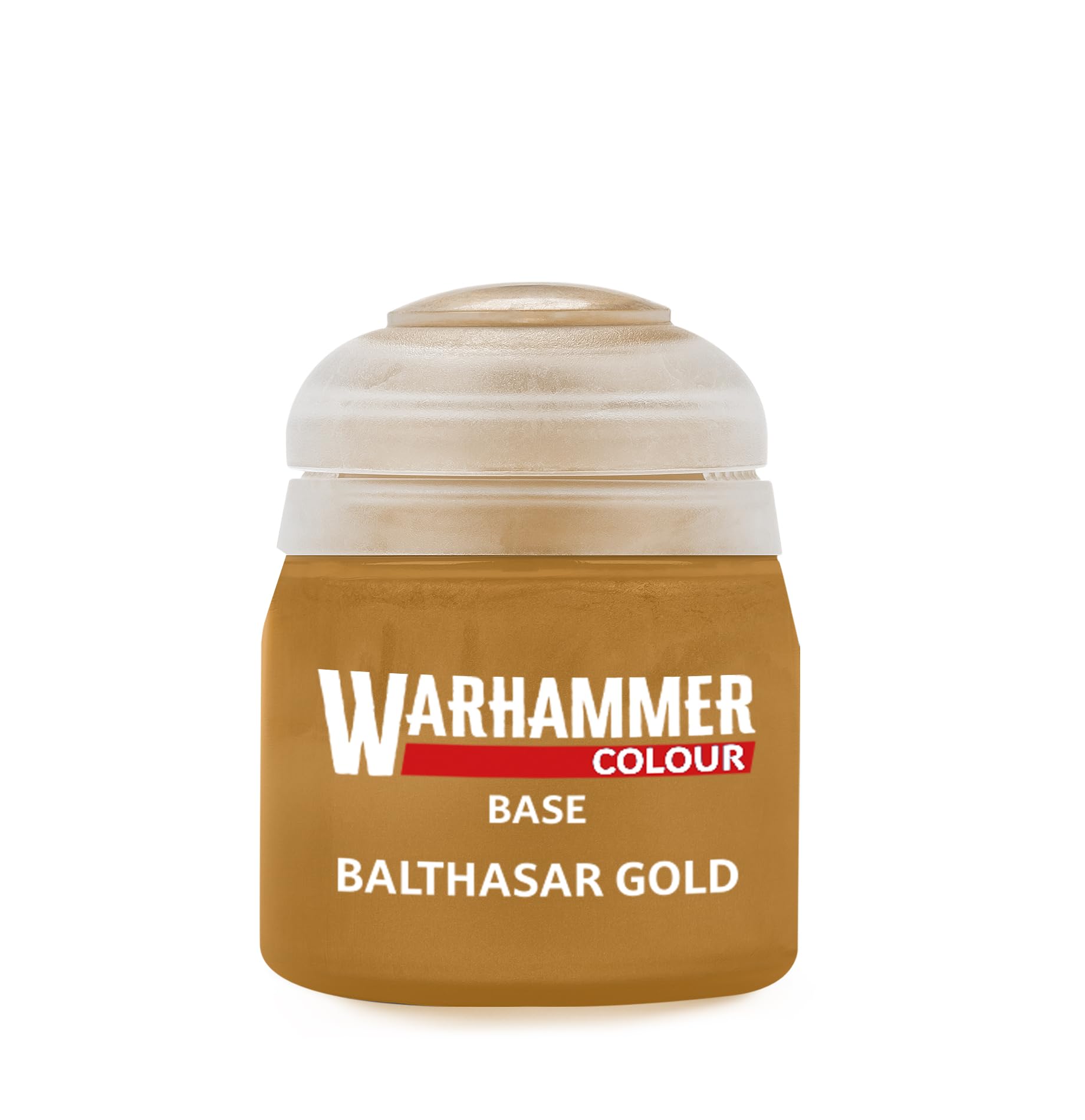 Warhammer Colour Base Acrylic Paint, Balthasar Gold, 12ml