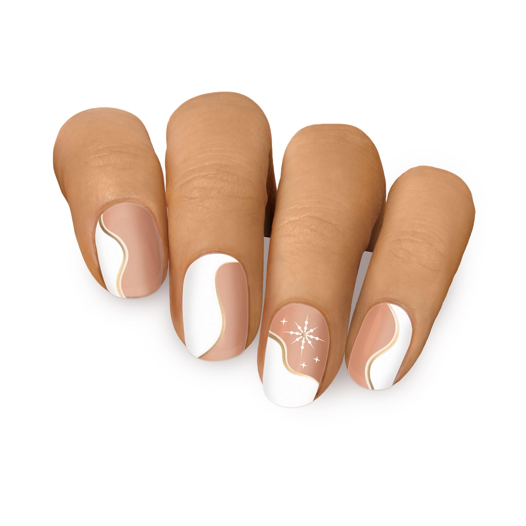 MOYOU LONDON Semi Cured Gel Nail Strips - 20 Pcs. Nail Wraps for Salon-Quality Manicure - Works with Any UV Nail Lamp - Easy to Apply, Trim, & Remove Gel Nail Stickers - Image 2