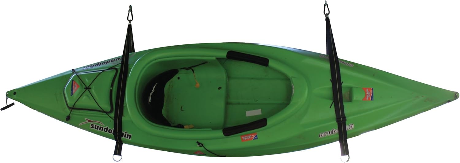 Cajun Tie Downs - Expandable & Adjustable Kayak Storage Hanging Kit