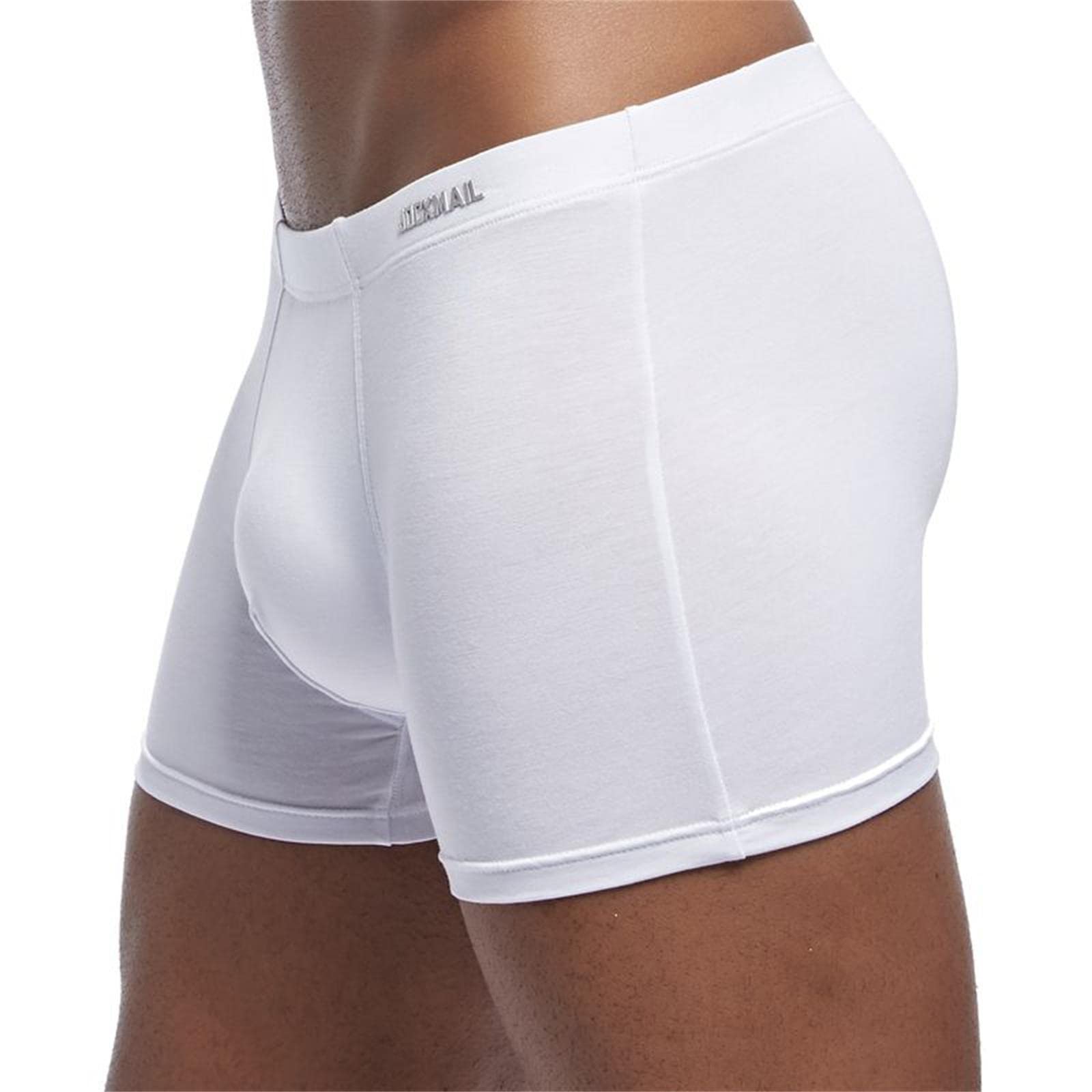 UKKO Ropa Interior Masculina 5 Unids/Lote Hombres Ropa Interior Boxers Modales Boxers Más Tamaño XXL 3XL-Black,XL