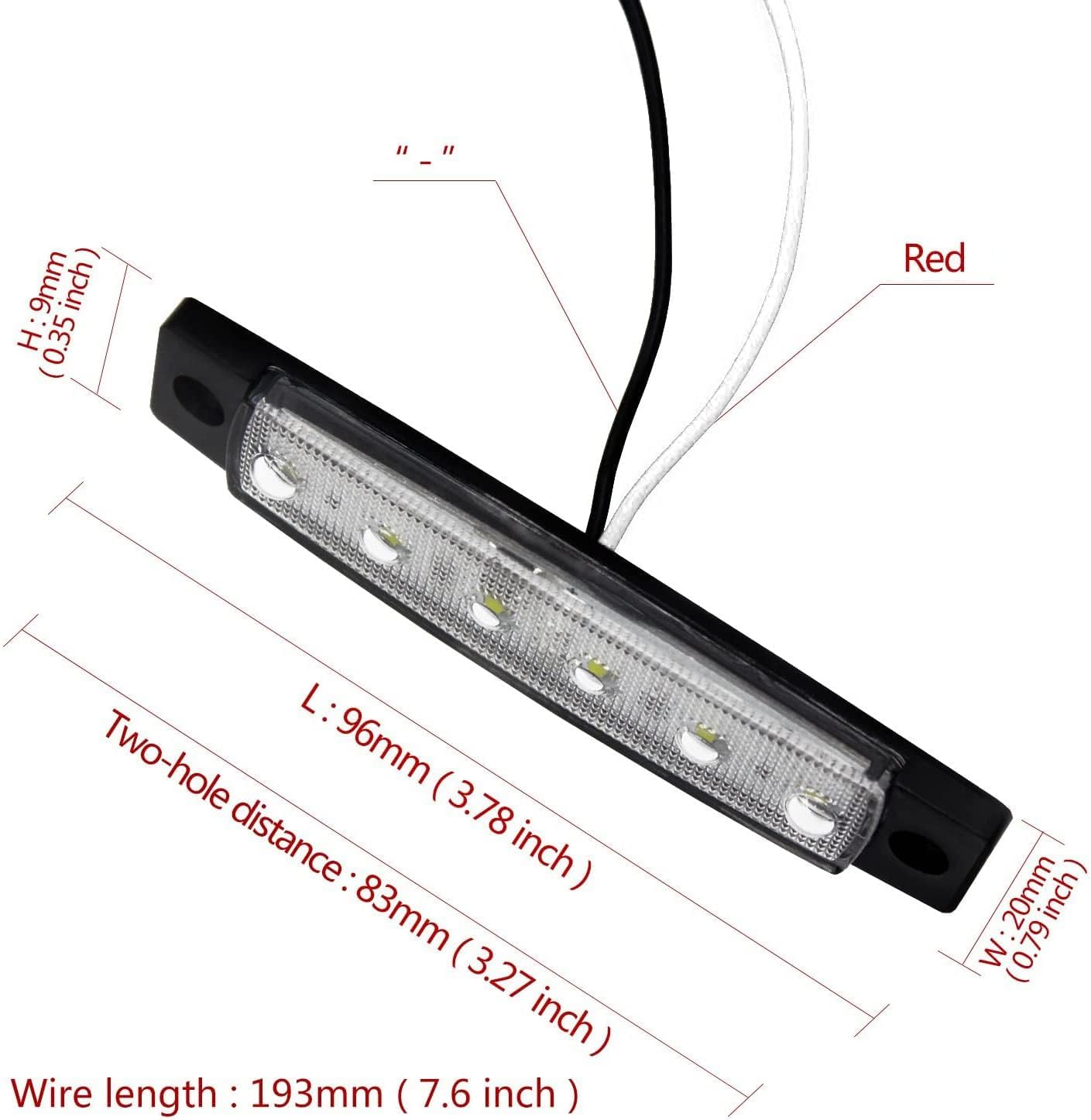 Granit LED-achterlicht - 70760056 | Vorm: Hoekig | Inclusief lamp: Ja