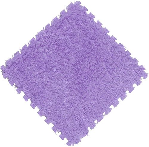 Miniatura 1 de LKXHarleya - 16 alfombrillas de espuma entrelazadas, esponjosas, felpa, para el suelo, entrelazadas, suaves, para bebé, rompecabezas, tapete para el