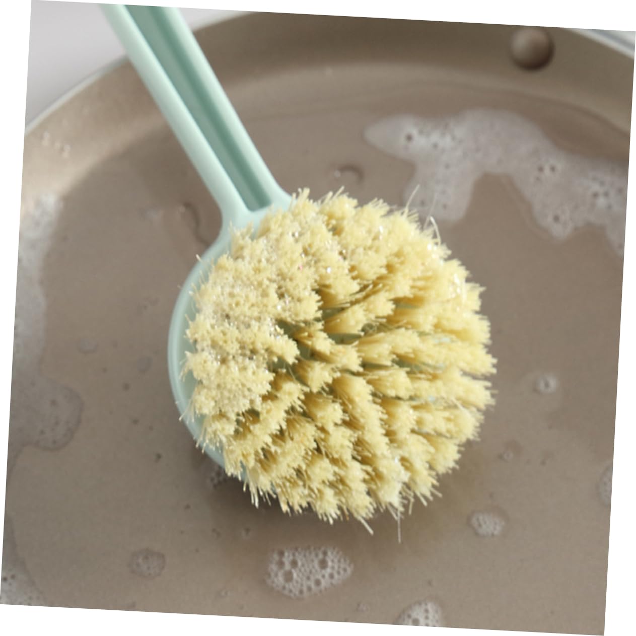 MAGICLULU Juego De 3 Cepillos De Cocina con Mango De Plástico Resistente para Limpieza Y Lavado A Fondo De Platos (2 Unidades)