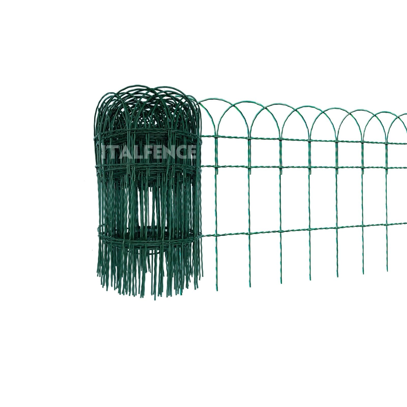 Ziergeflecht, verzinkt und grün kunststoffbeschichtet (verschiedene Höhen) [H 40cm, 10m]