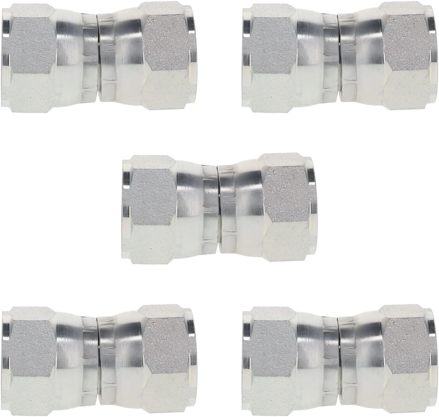 TITAN FITTINGS | 6565-06-06 - Union, 3/8" JIC (9/16"-18 thread) Female Swivel x 3/8" JIC (9/16"-18 thread) Female Swivel hydraulic fittings