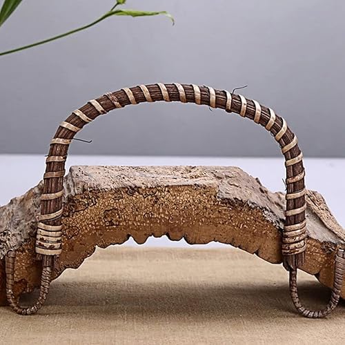 Miniatura 9 de NUOBESTY Tirador de tetera, mango de tetera de ratán, 4 piezas, mango de tetera japonés, con cable, repuesto para mango de tetera de cerámica