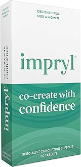 Impryl - Fertility Supplement for Conception – Supports Sperm & Egg Quality – Preconception Supplement for Men & Women – 30 Vegan Tablets – 1 Month Supply