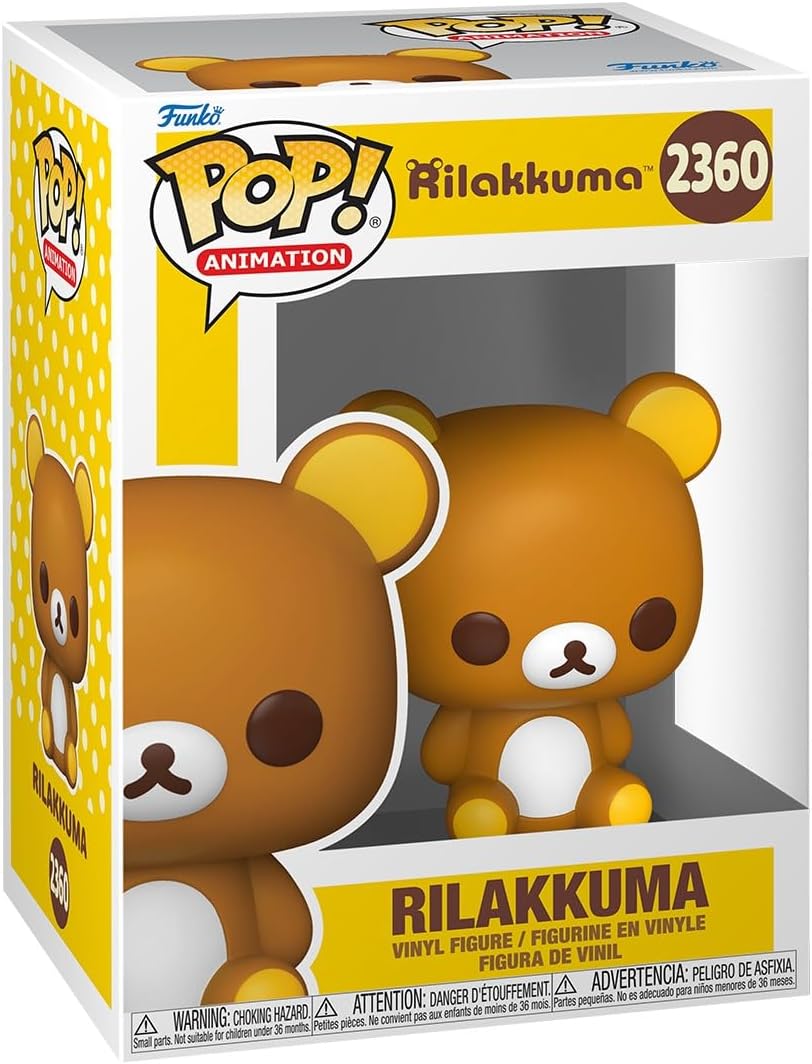 Funko Pop! Animation: Rilakkuma - Rilakkuma - Collectable Vinyl Figure - Gift Idea - Official Merchandise - Toys for Kids & Adults - Anime Fans - Model Figure for Collectors and Display