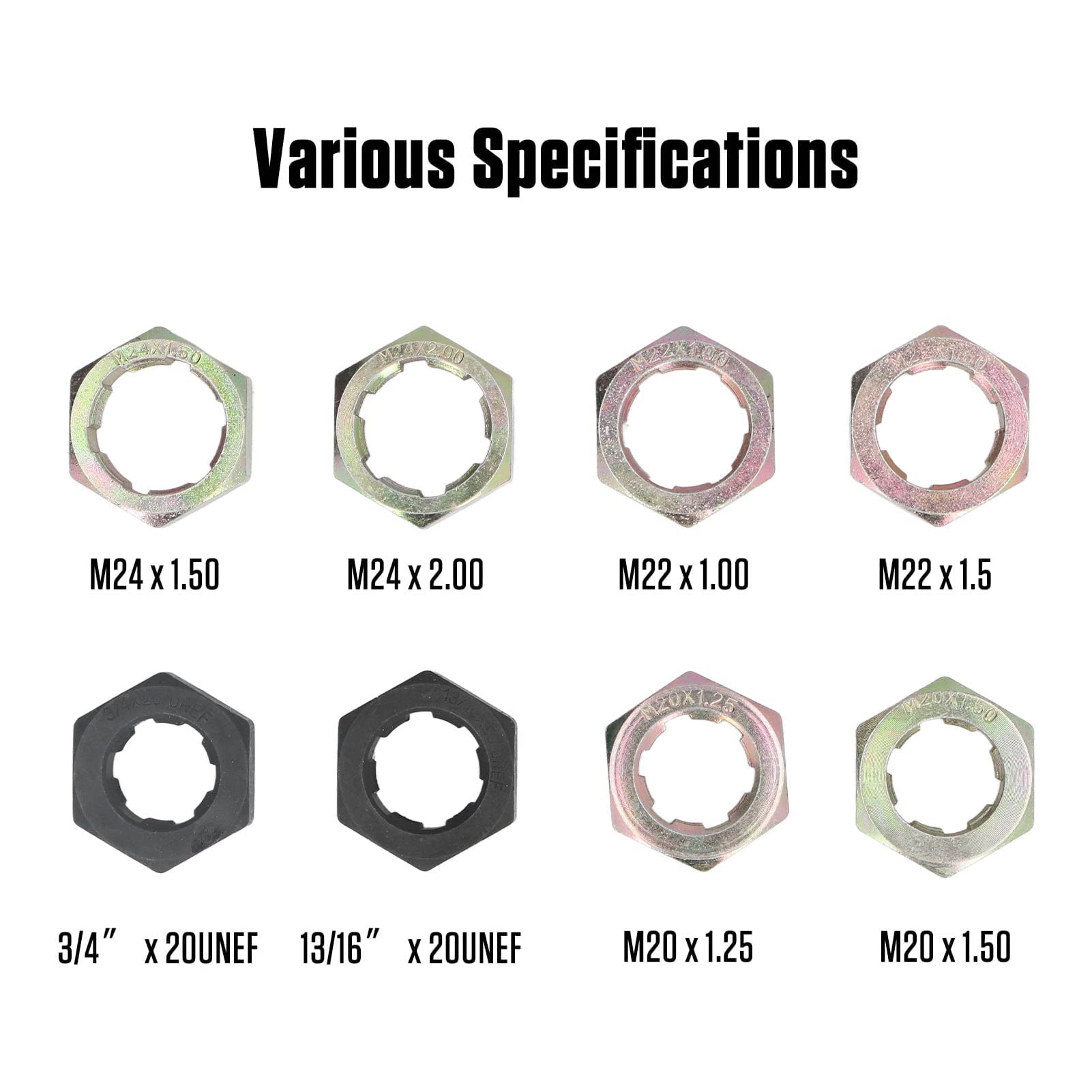 Axle Spindle Rethreading Tool Set Thread Chaser Set Multiple Specification Thread Repairing Tools