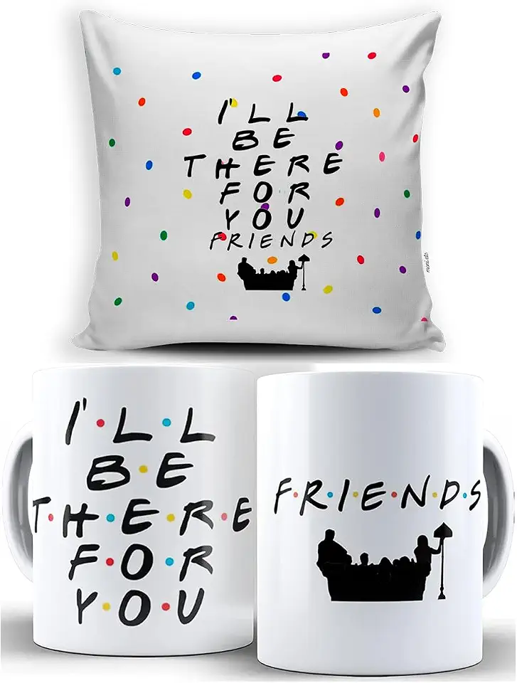 KIT Caneca + Almofada Friends ILL Be There For You