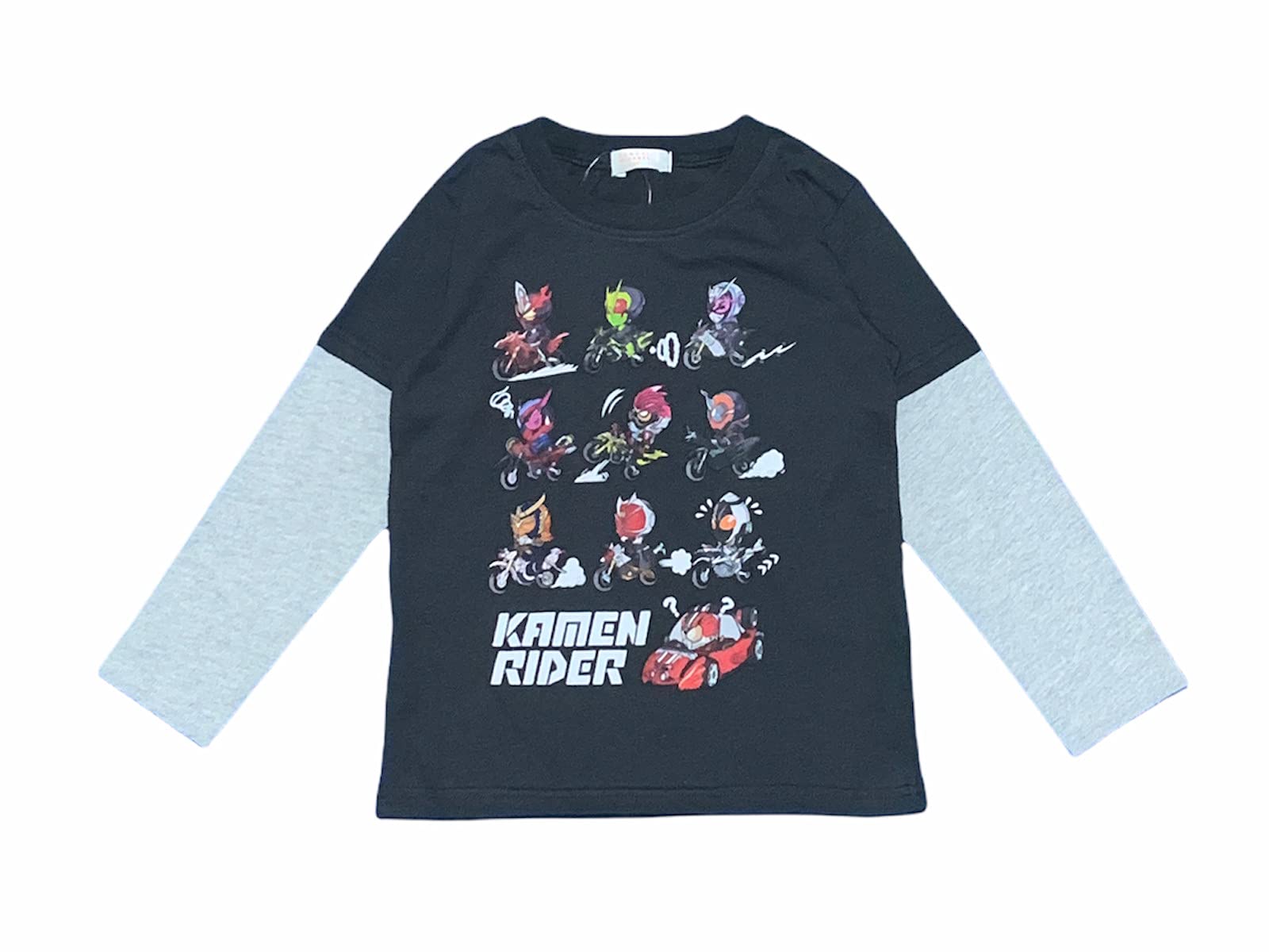 仮面ライダー アマゾン ヴィンテージ【4L】長袖Tシャツ ビッグプリント 黒 613vW1nByJL.jpg