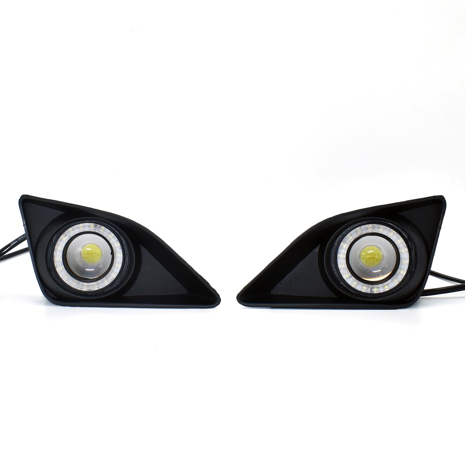 KITOCARTOP LED Front Bumper Fog Light Fit for 2008 2009 2010 Toyota Corolla DRL with Amber Sequential Turn Signal Driving Lights Driving Daylight Accessories