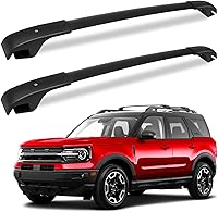 Vista 7 de FengYu Barras Transversales para Techo de 220 lb Compatibles con Jeep Patriot 2007-2017 con Riel Lateral Elevado, Barras Transversales de Rieles