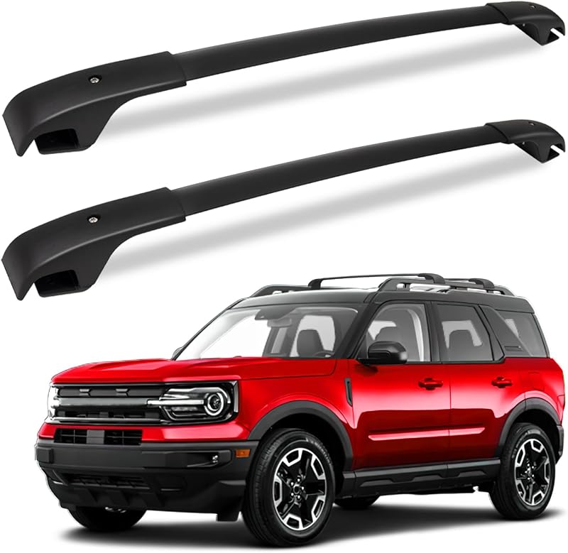 Roof Rack Cross Bars for 2021-2026 Ford Bronco Sport on Road | 21-26 Base/Bigbend & 2021 Outer Banks,Roof Rails Crossbars Aluminum Rooftop Cargo Bag,Kayak,Luggage for Outdoor Adventures