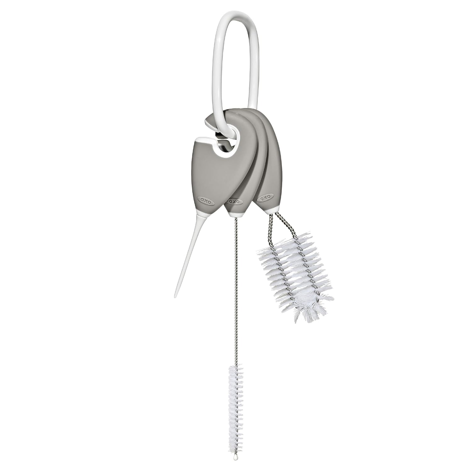 OXO Tot Cleaning Set for Straw & Sippy Cup - Pebble