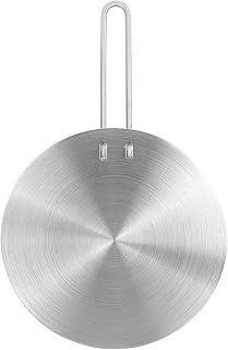 Tbest Convertidor de Adaptador de Placa de Inducción para Poner Debajo de Ollas en Quemadores Difusor de Calor Superior de Estufa de 30 Cm Conversión de Cocina de Anillo a Fuego Lento (22cm)