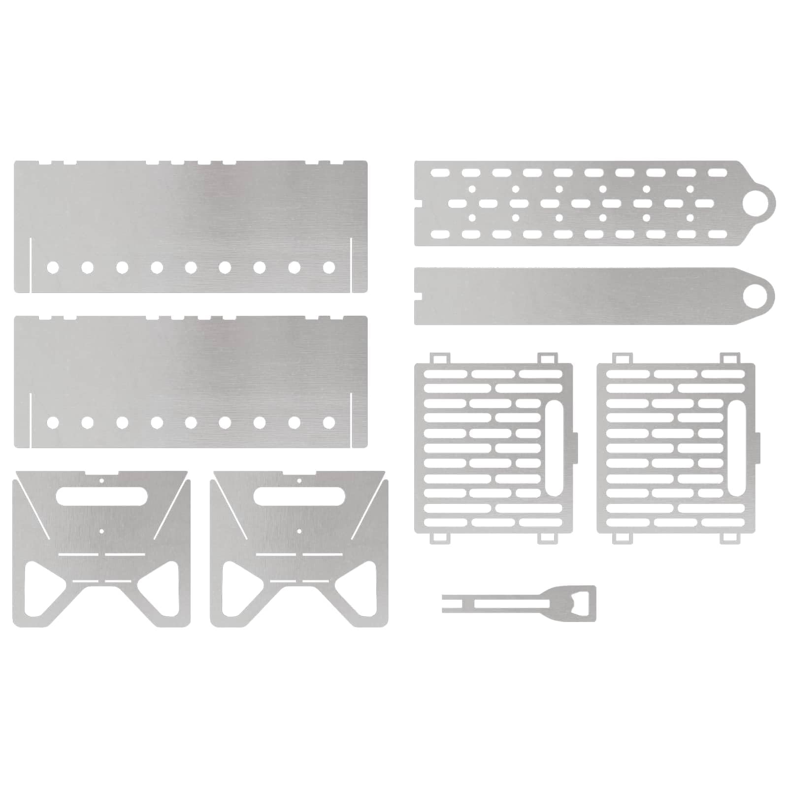 Hoguera de Camping 42 x 22 x 18 cm Acero Inoxidable