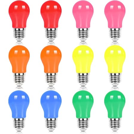 Farbige Led Birnen E27