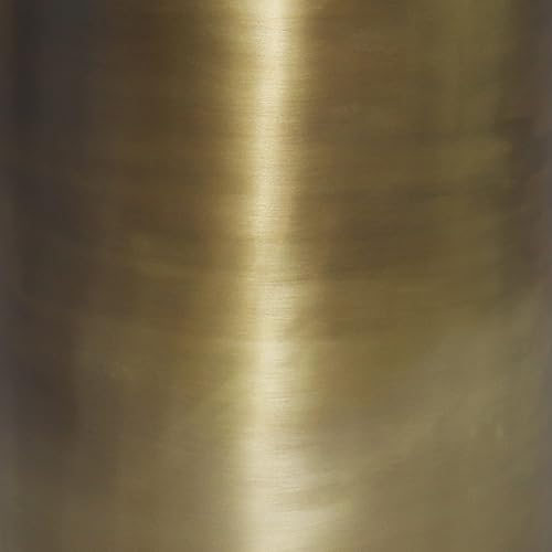 Miniatura 53 de SIMPLIHOME Corbin - Mesa auxiliar de metal de 16 pulgadas de ancho en oro antiguo martillado, mesa auxiliar redonda con diseño de tambor para sala