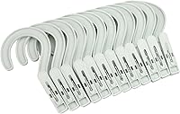 Vista 7 de Ganchos de lavandería para botas, ganchos de plástico para ropa, clips para baño, viajes, portátiles (multicolor, 12 unidades)
