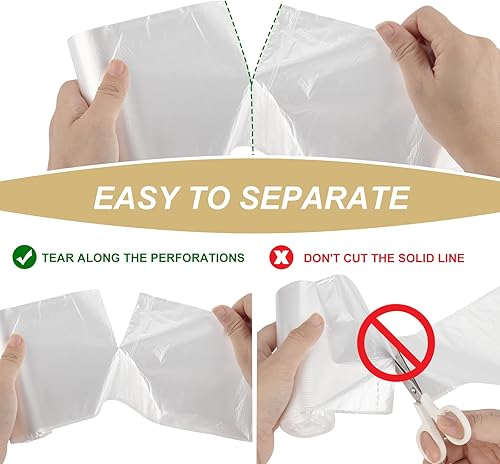 Miniatura 3 de Magesh - Bolsas de basura pequeñas de 2.6 galones, bolsa de basura pequeña de 2.6 galones, fuerte, sin fugas, bolsas de basura pequeñas de 2.6