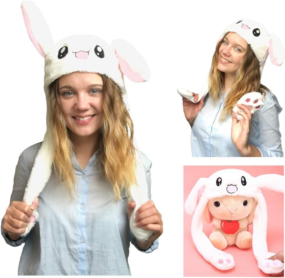 Amazon.com: Bunny Hat JSVER Rabbit hat 