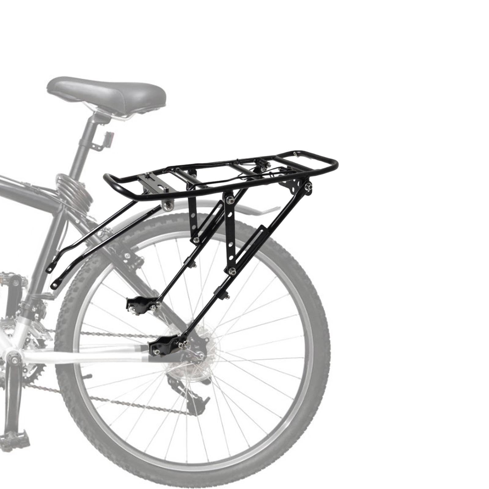 T Tooyful リアバイクラック 自転車リア荷物カーゴラック フレームマウント自転車ラック 24インチ 26インチ 28インチ マウンテンバイク用自転車フレーム用