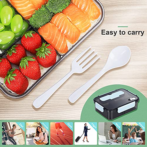 Setoragely Bento Box Adult Lunch Box,Lunch Box Kids,Lunch Containers For Adults/Kids/Toddler,1500Ml-3 Compartment Bento Lunch Box,Microwave & Dishwasher & Freezer Safe thumb #5