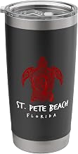 St. Pete Beach Florida Sea Turtle Design St. Pete Beach FL Stainless Steel Insulated Tumbler