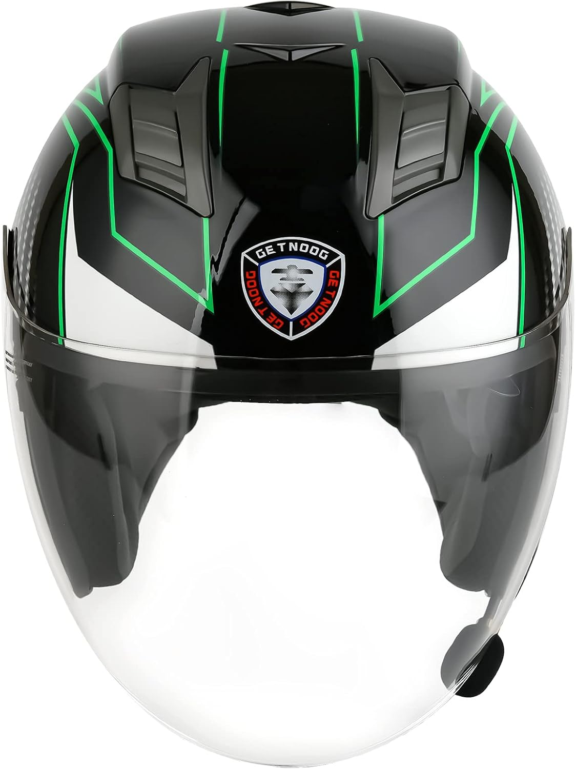 Front view of KUQIBAO Motorcycle Helmet