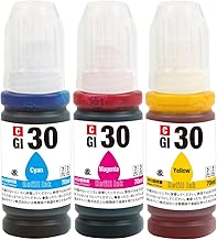 GI-30 (C/M/Y)【カラー3色セット】 最新 互換 インクボトル 30 GI30 インク 純正と併用可能 Canon キャノン (対応機種: G5030 G6030 G7030 GM4030 GM2030)【STAR JET製】