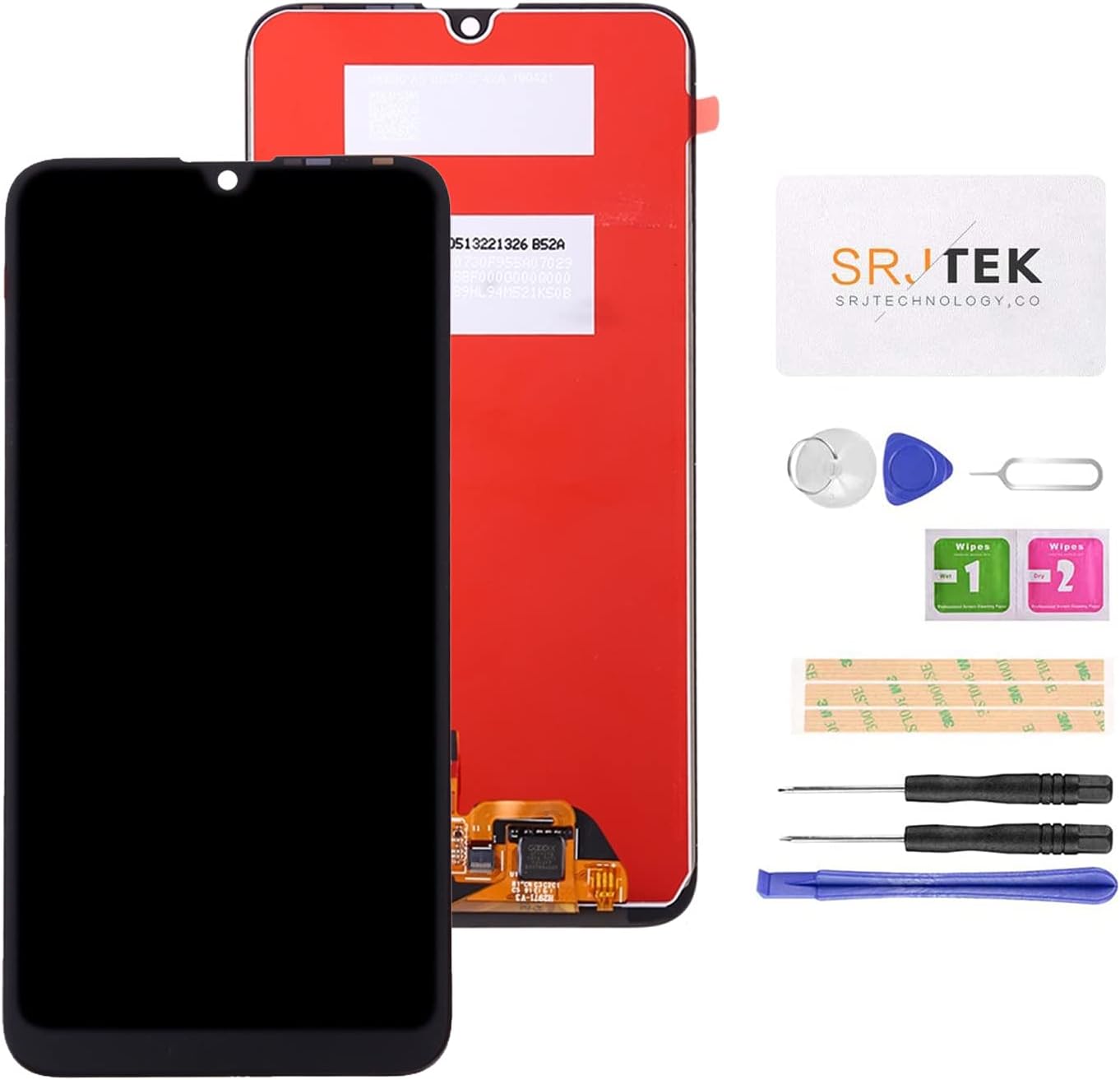 Screen Replacement for Huawei Y7 Pro 2019 / Y7 2019 / Y7 Prime 2019 Dub-LX2 L22 L21 LX1 LX3 L23 Mobile Phone LCD Display Touch Digitizer Assembly Glass Repair with Tools(Color: Black)