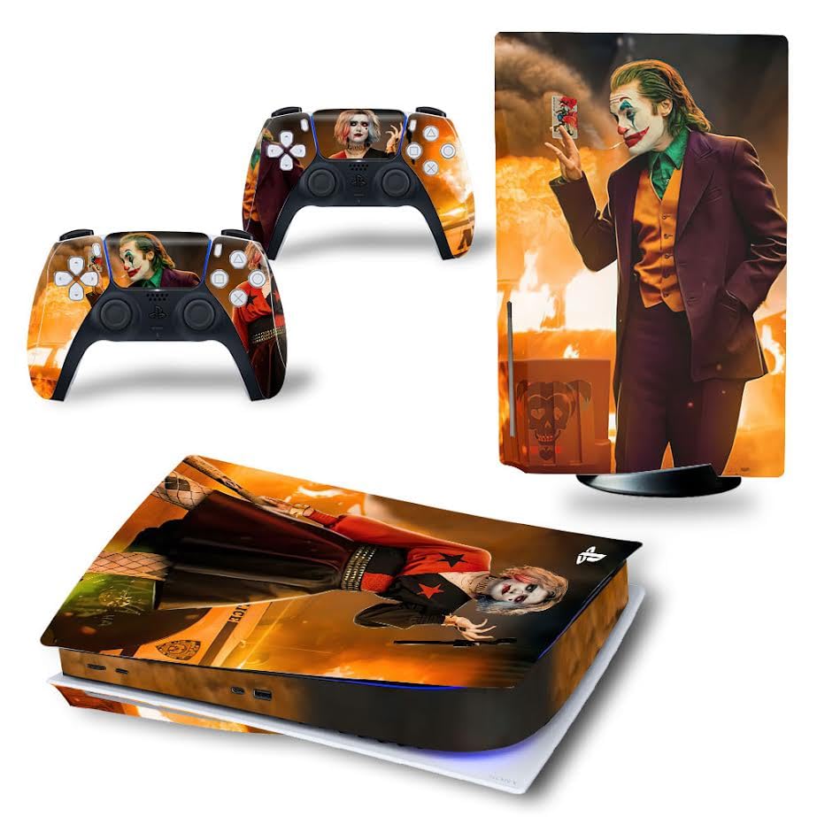 InnaGeek - Protective Skin Sticker Vinyl for PS5 Disk Edition Joker