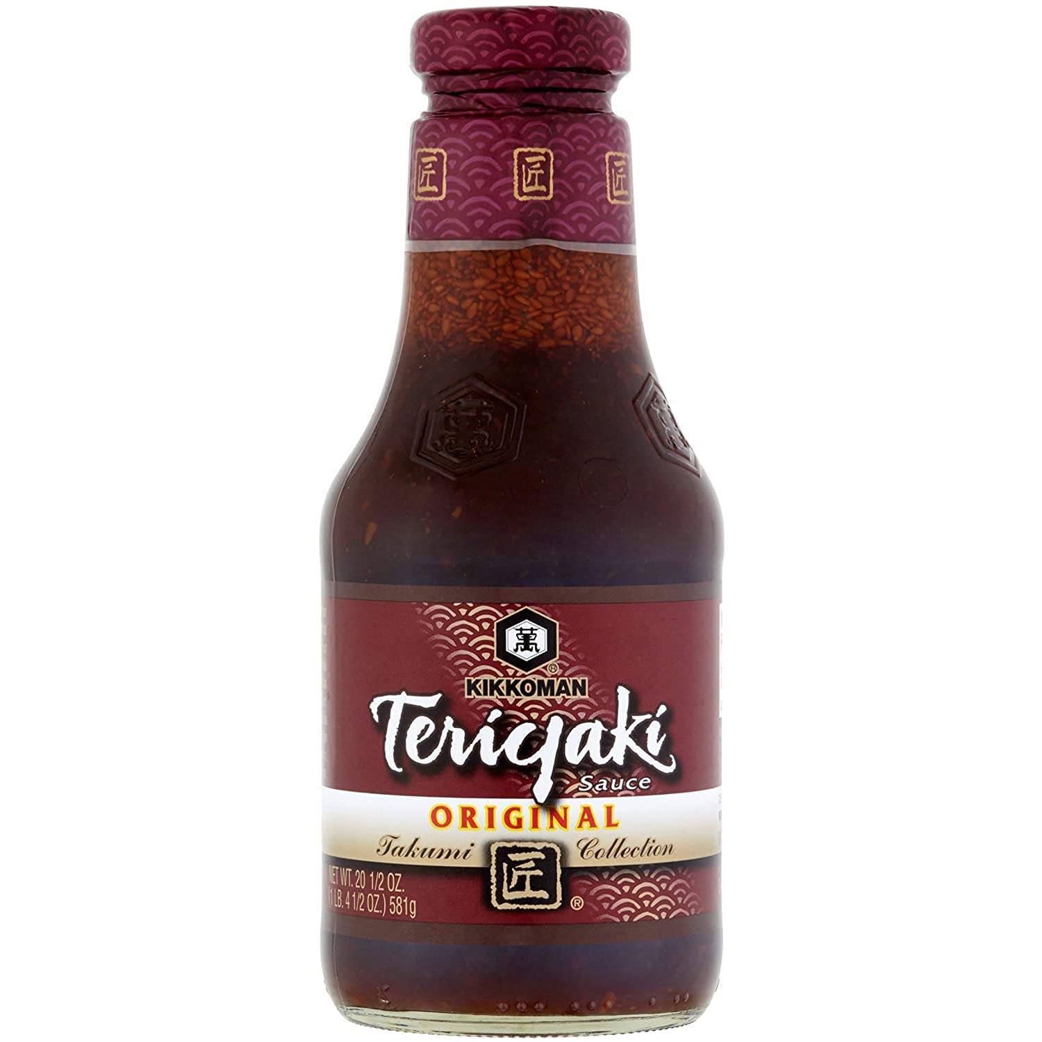 Kikkoman Teriyaki Sauce Original Takumi Collection, 581 g, Brown
