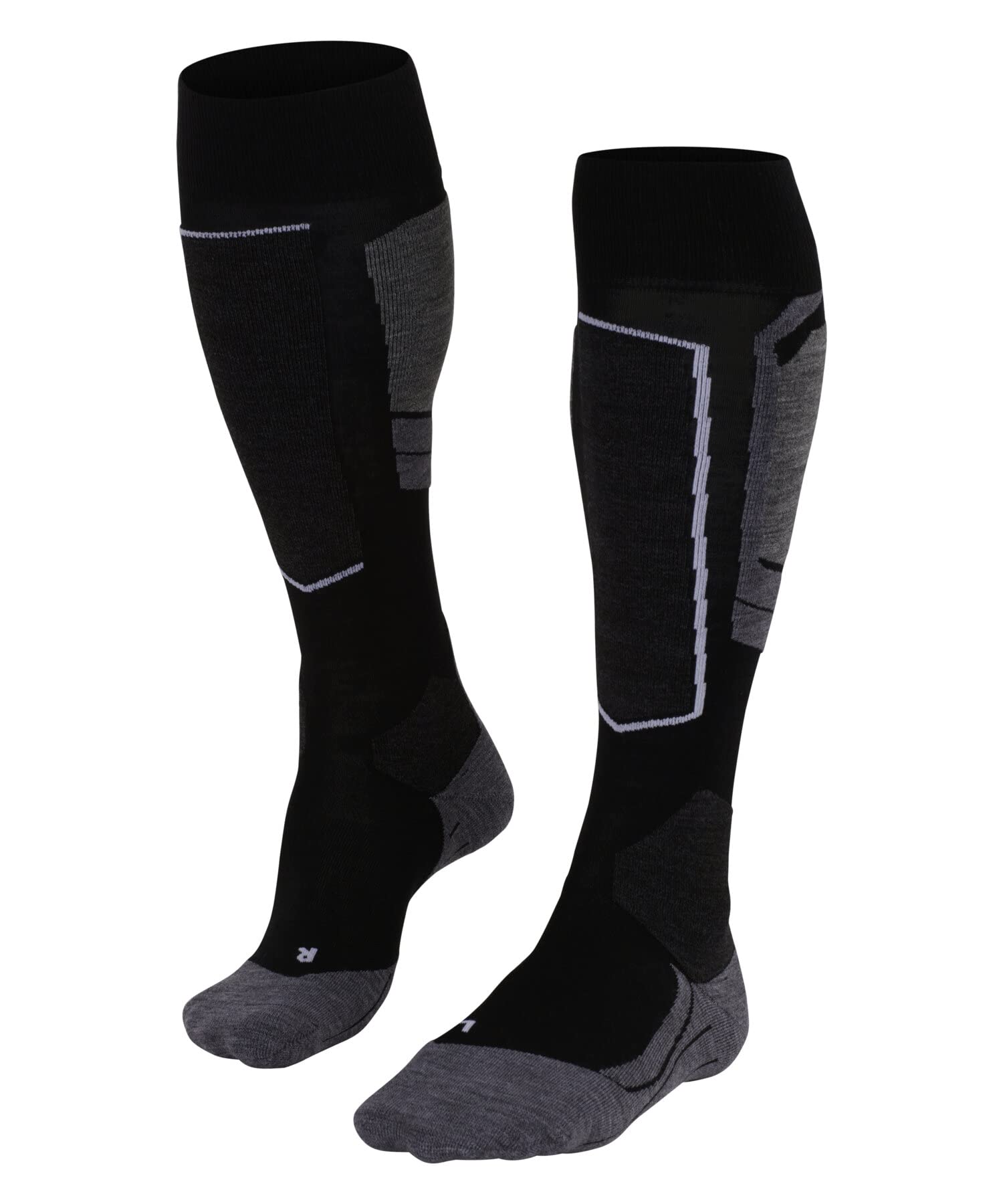 FALKE Women's SK4 Ski Socks Light Cushioning Anti Blister Thin Breathable Quick-Drying Climate-Regulating Odour-Neutralising Wool Functional Yarn 1 Pair