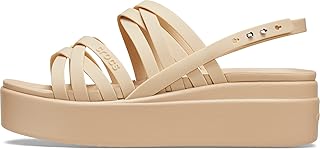 Crocs Women's Brooklyn Low Strappy Wedge Sandals