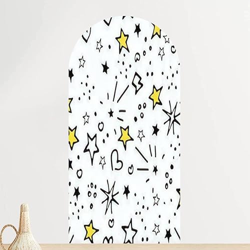Calcomanía de pared de arco sin costuras para niños y niñas, papel de envolver textiles, papel de regalo para verano, primavera, papel tapiz