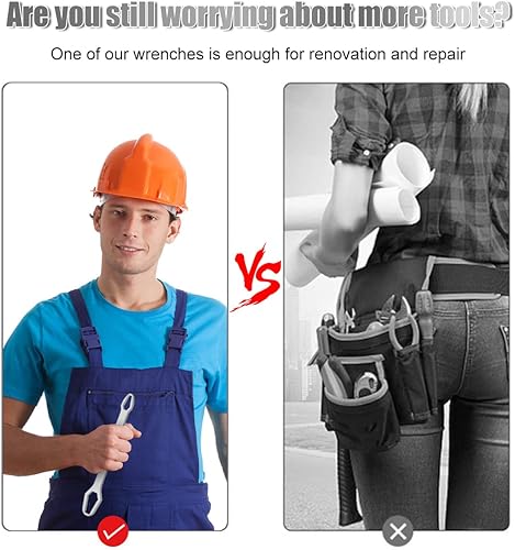 Miniatura 5 de 3 llaves Torx universales de doble cabeza llave autoajustada de 0315in a 0866in llave multifunción multiusos para montar al aire libre herramientas