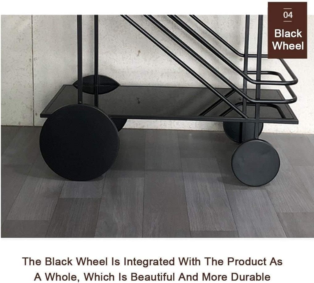 SALE!!【IGZVMBO】IGZVMBO カート、ホームキッチンホテル用ワインカート 2段ローリング収納ラックカート バスルーム 車 キッチン収納トロリー 大