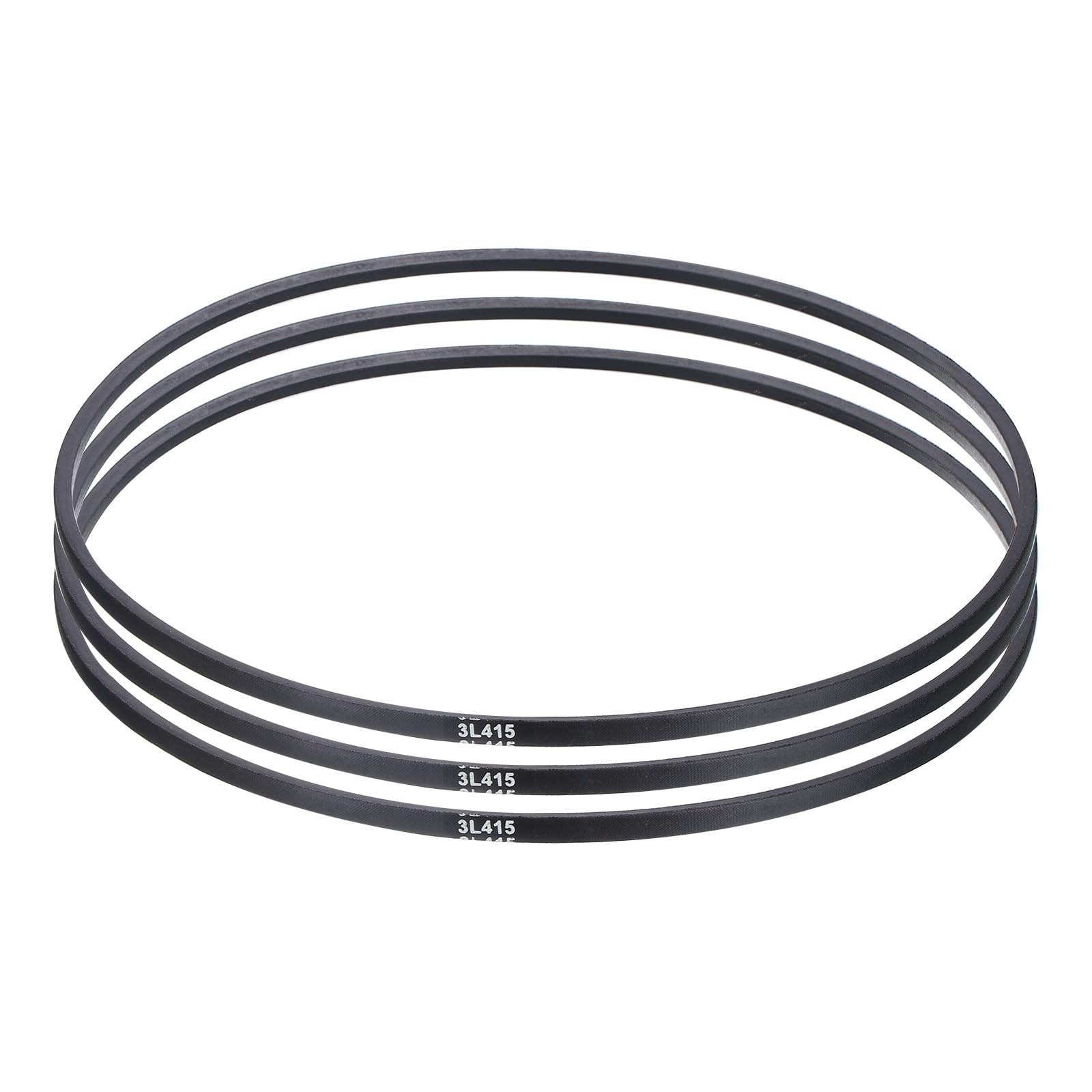 uxcell 3L240 Classic Wrapped Rubber V-Belt, 24"(610mm) Outside Circumference, 3L Profile V Belt 3/8" Width 7/32" Height — view 20