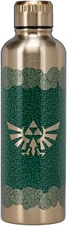 Paladone Tears of the Kingdom Offiziell lizenzierte Zelda-Metall-Wasserflasche, Gamer-Fan-Dekor und Geschenk, Gaming-Schreibtisch-Accessoire für alle Altersgruppen, Sammler-Trinkgeschirr