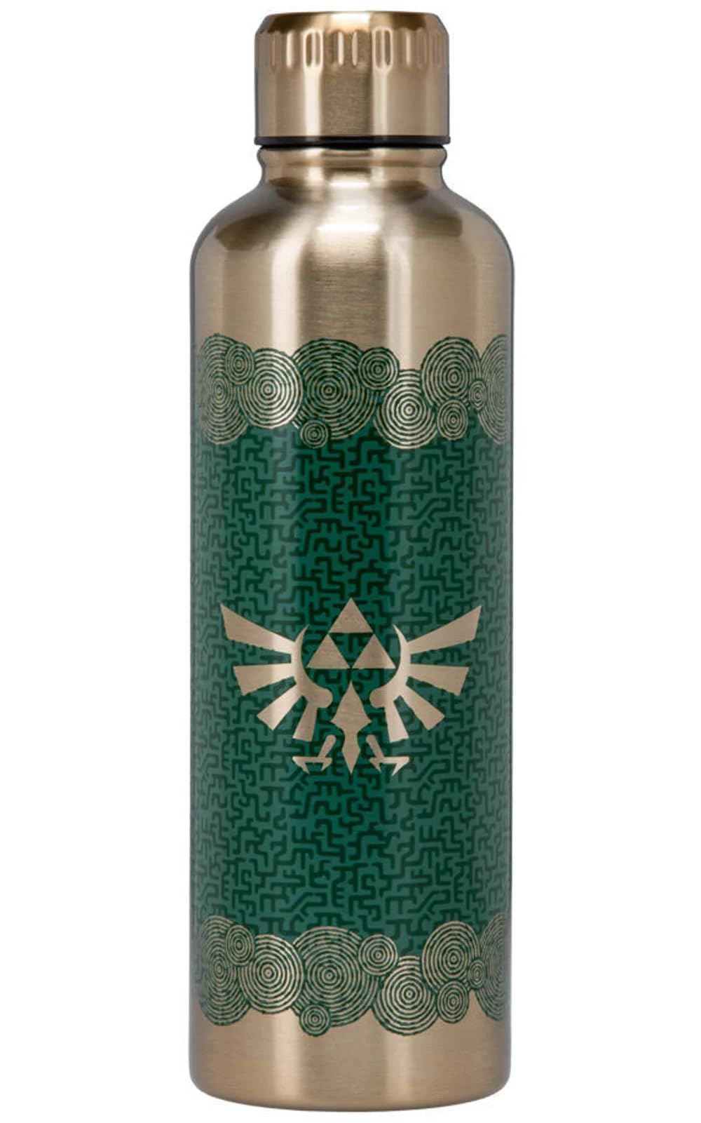 Paladone Tears of The Kingdom Official Licensed Zelda Metal Water Bottle, Gamer Fan Decor and Gift, Gaming Desk Accessory for All Ages, Collectors Drinkware