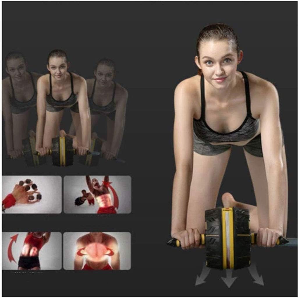 Abdominal Muscle Wheel - Automatic Rebound Beginner Fitness Equipment Men And Women Professional Roller Roll Abdominal Artifact