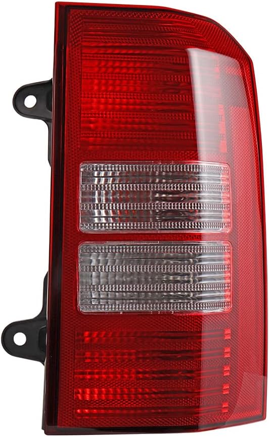 Astra Depot Right Taillight with 55W Bulb Replacement for 2008-2017 Jeep Patriot Outer Brake Turn Signal Reverse Tail Lamp Passenger Side