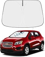 Vista 121 de Proadsy 2025 - Parasol para parabrisas actualizado con ajuste personalizado para Nissan Rogue 2014-2020, protector plegable de 4 capas