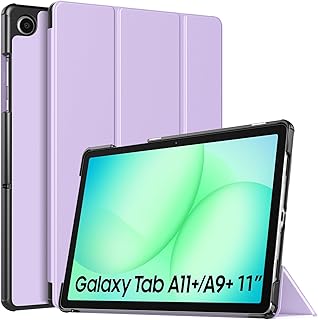 TiMOVO Cover for Samsung Galaxy Tab A11+ Plus/A9+ Plus 11 inch (2025/2023), Lightweight Slim Protective Case Cover with Ha…