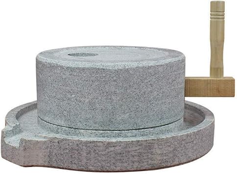 Natural Granite Handmade Stone Mill/Grinder 11.8Wx15.7L