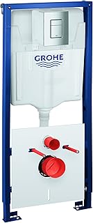 GROHE Solido - 4-in-1 Set für WC (inkl. Betätigungstaste Even, Schallschutzset und Wandwinkel fertig zum Montieren), chrom, 39930000
