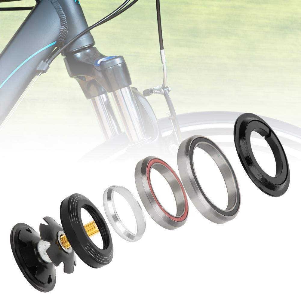1 jeu de casque de vélo 42 mm 52 mm conique tube droit pour vélo de montagne accessoire de roulement