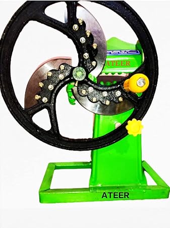 Ateer Iron saag Cutting Machine saag Cutter for Home Kitchen use and Business Peoples (Green) (3 Blades)